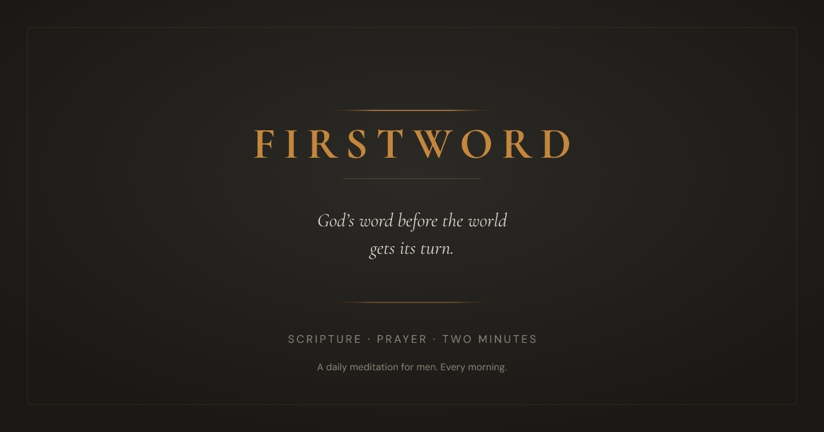 Dashboard — FirstWord